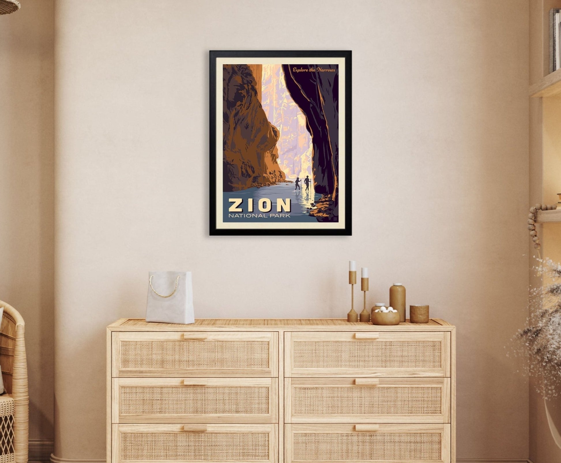Zion National Park: Explore the Narrows Art Print - Wander Together Outfitters