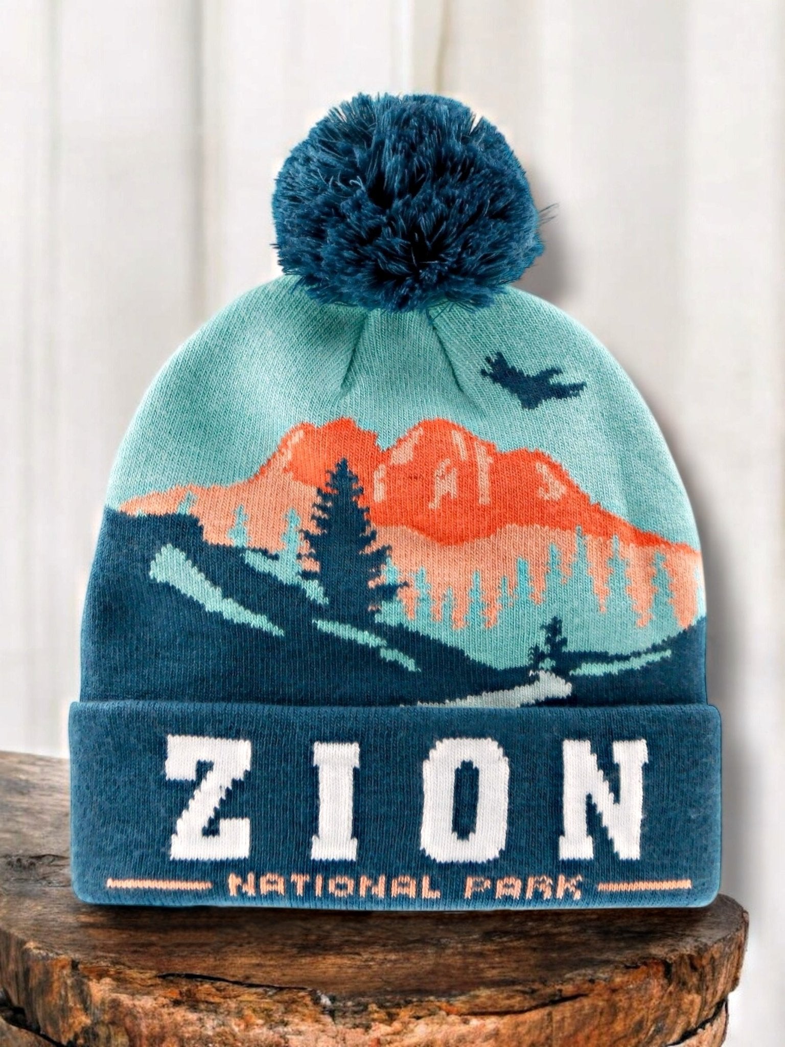 Zion National Park PomPom Beanie - Wander Together Outfitters