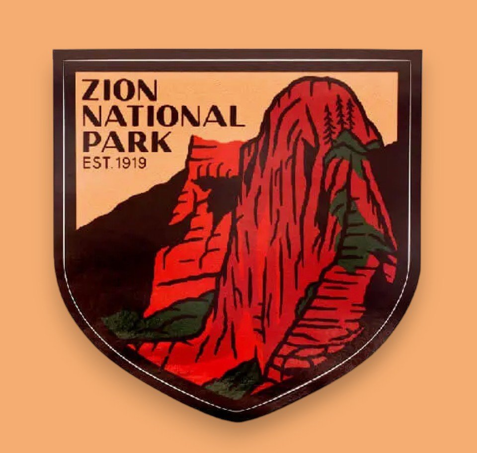 Zion National Park Vinyl Stickers - Wander Together Outfitters