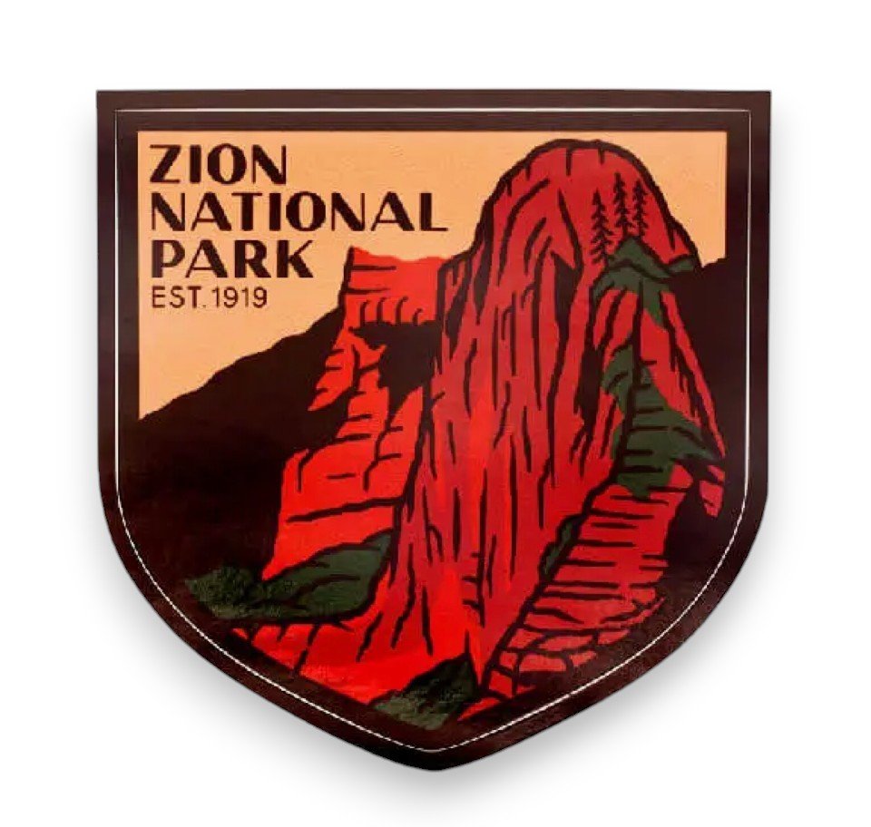 Zion National Park Vinyl Stickers - Wander Together Outfitters