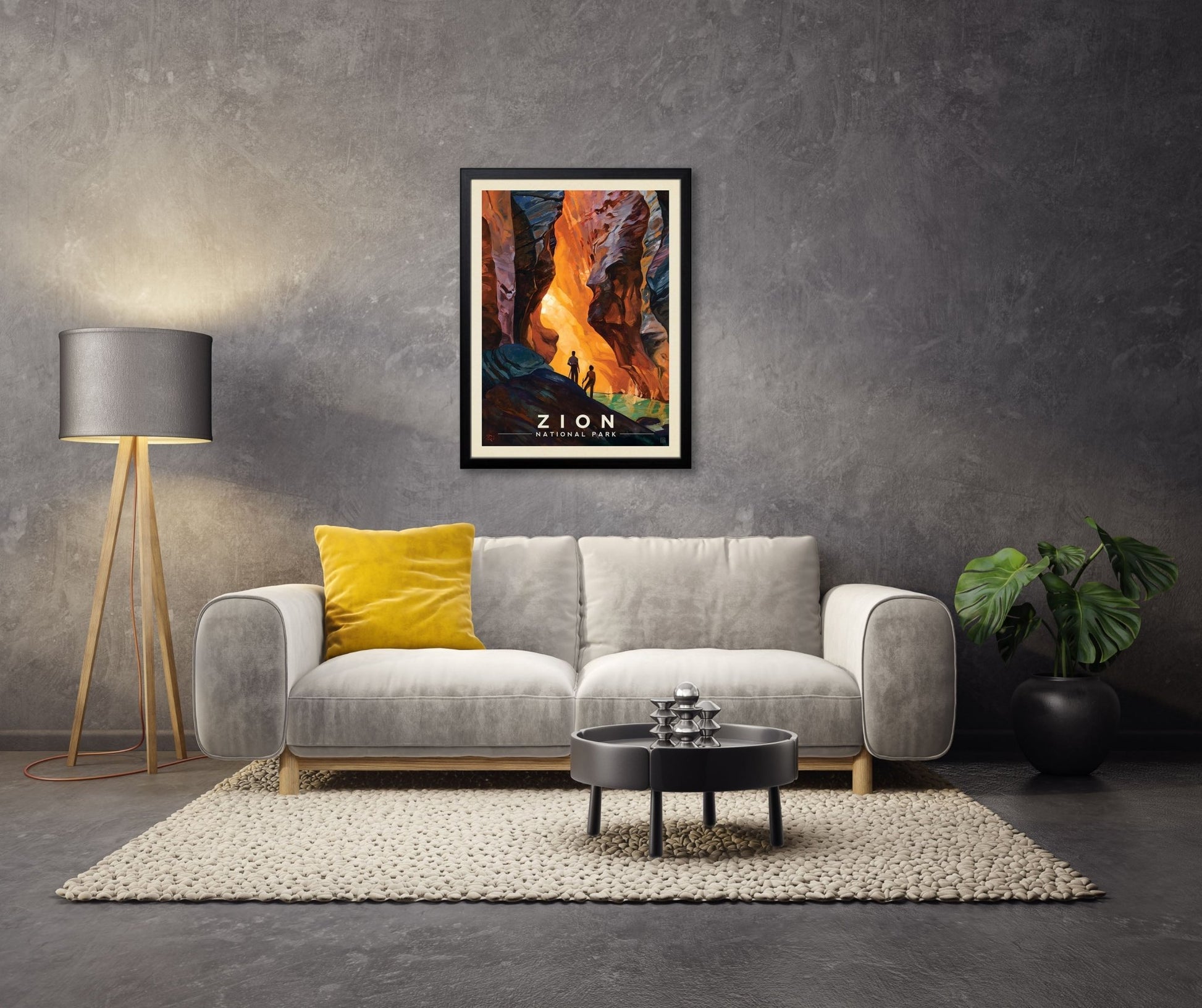 Zion National Park: Virgin River Narrows Art Print - Wander Together Outfitters