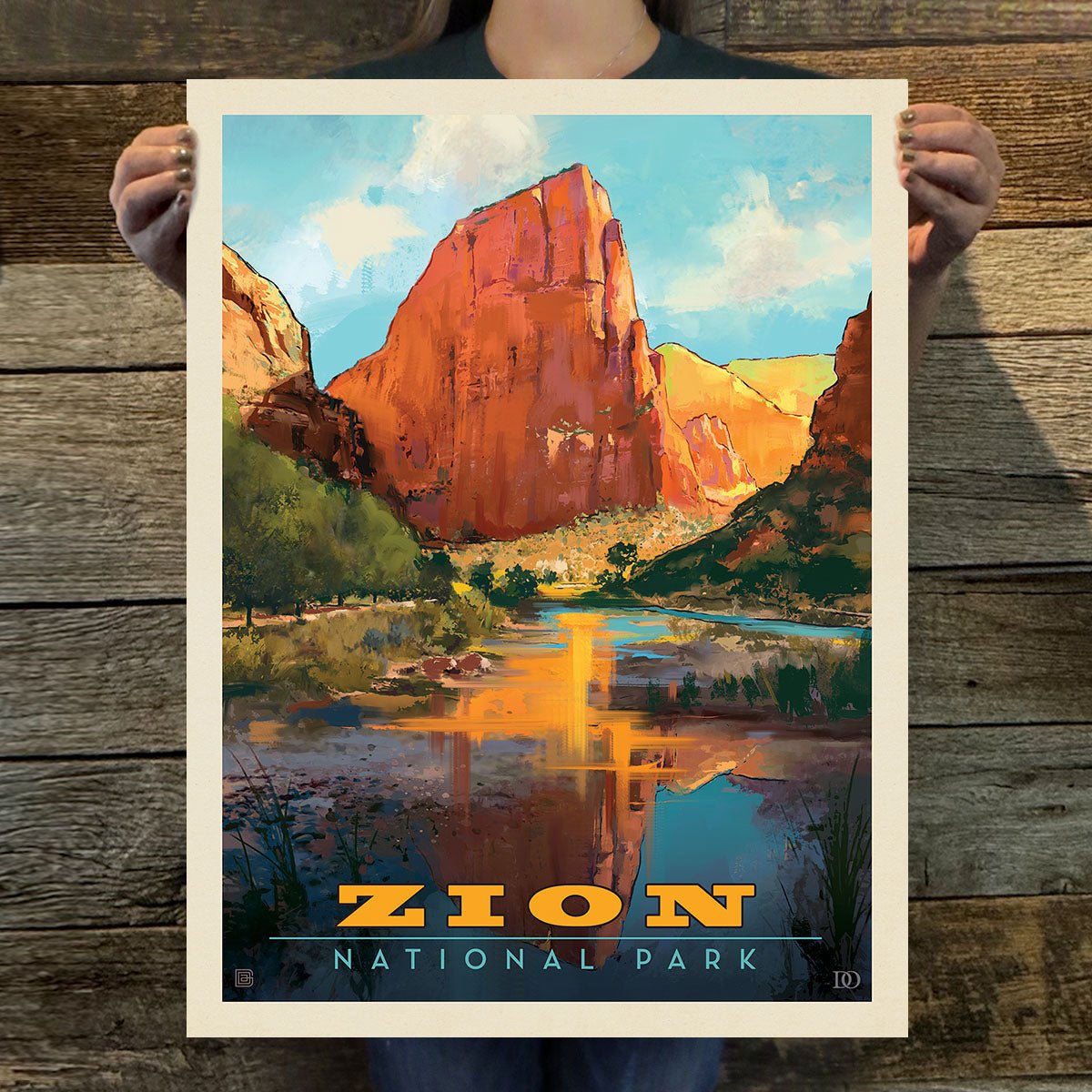 Zion National Park: Virgin River Valley Art Print - Wander Together Outfitters