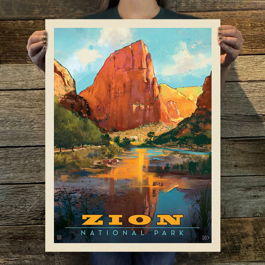 Zion National Park: Virgin River Valley Art Print - Wander Together Outfitters