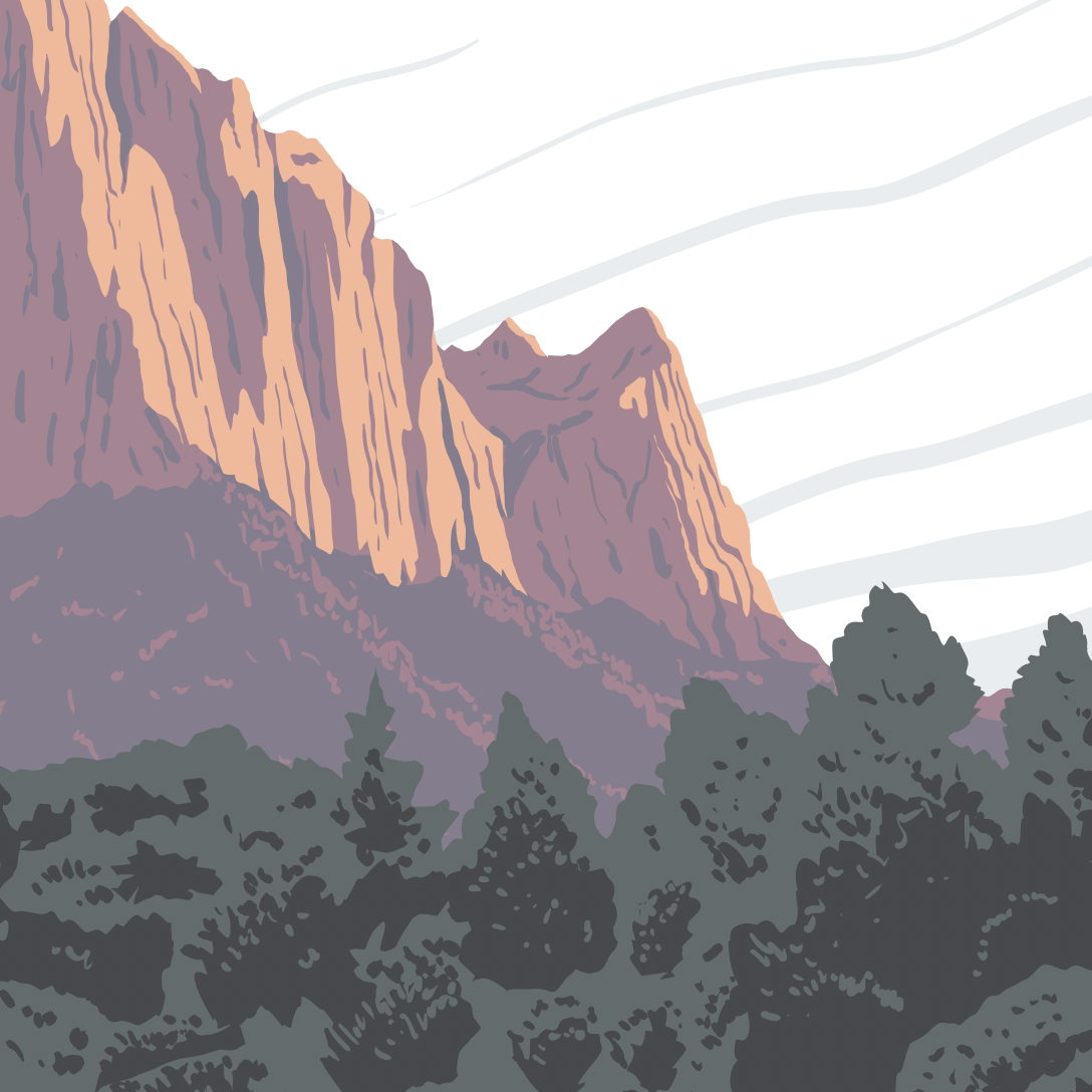 Zion National Park Watchman Trail Print - Wander Together Outfitters