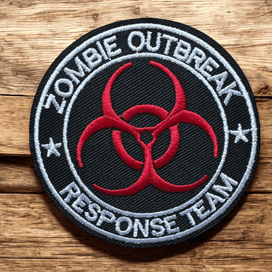 "Zombie Outbreak Response Team" Iron On Patch - Wander Together Outfitters