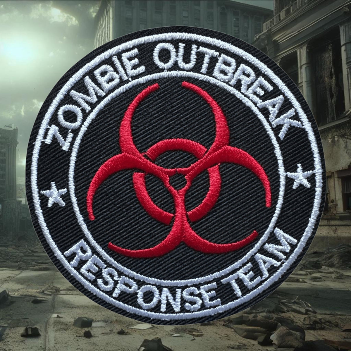 "Zombie Outbreak Response Team" Iron On Patch - Wander Together Outfitters