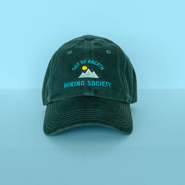 "The Out of Breath Hiking Society" Baseball Cap