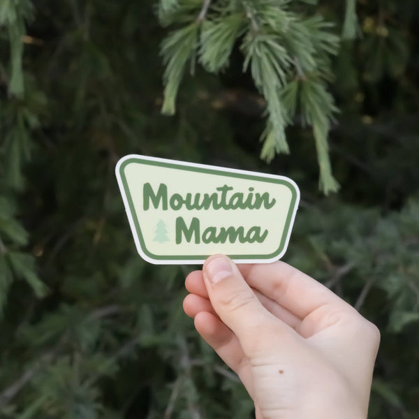 “Mountain Mama” Waterproof Vinyl Sticker
