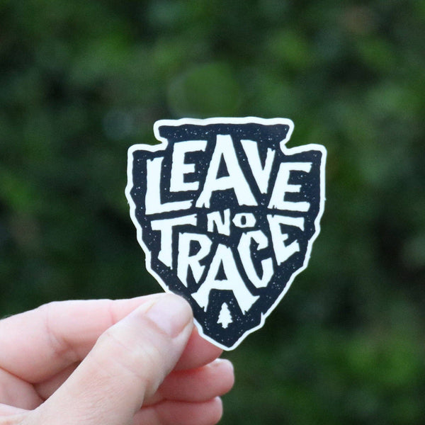 "Leave No Trace" Vinyl Sticker Car Window Sticker