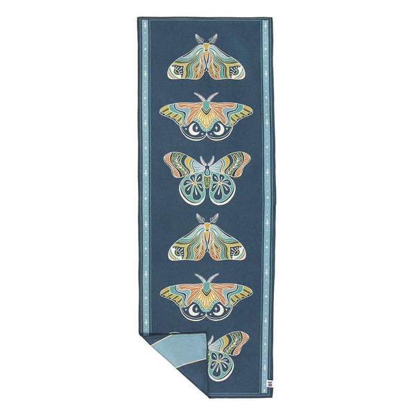 Painted Moth Yoga Towel