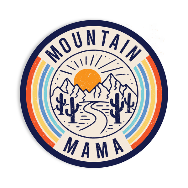 “Mountain Mama” Vinyl Sticker - Desert