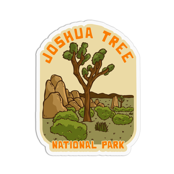 “Joshua Tree National Park” California Vinyl Waterproof Stickers