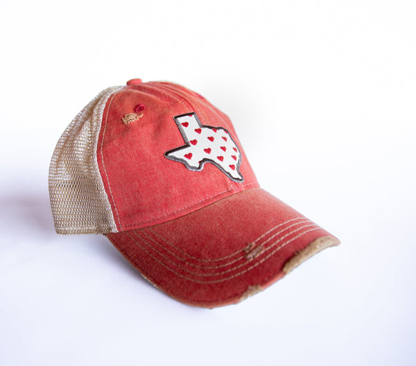 Deep in the Heart of Texas Distressed Trucker Cap (2 Colors)