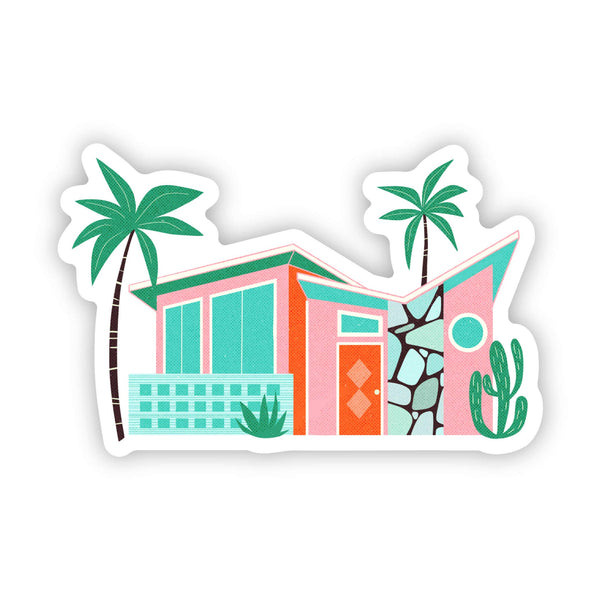 Palm Springs California Home Sticker