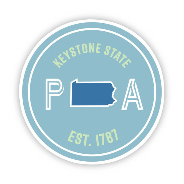 Keystone State Pennsylvania Sticker