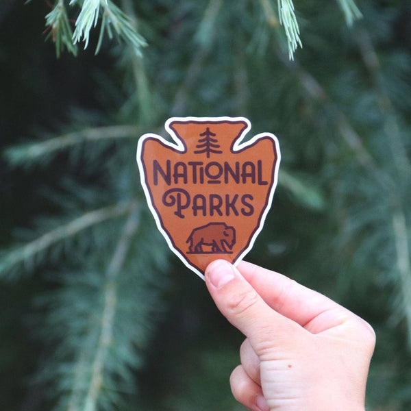 National Parks  Badge Vinyl Sticker
