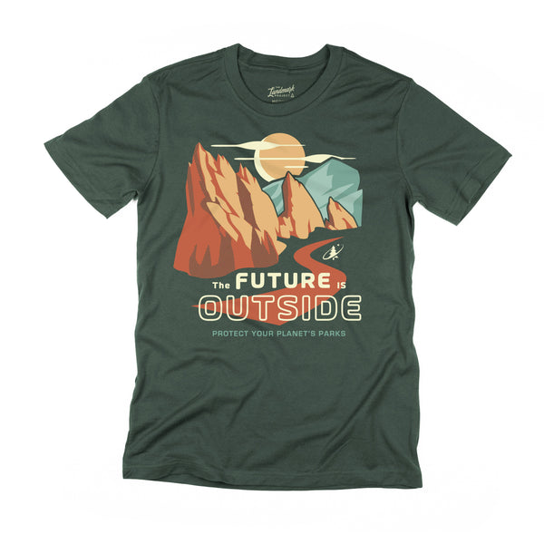 "The Future is Outside" Unisex T-shirt (CLEARANCE)