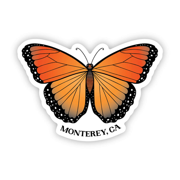 Monterey, CA Butterfly Sticker