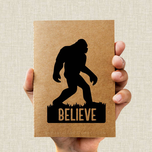 Bigfoot “Believe” 48-Page Pocket Journal