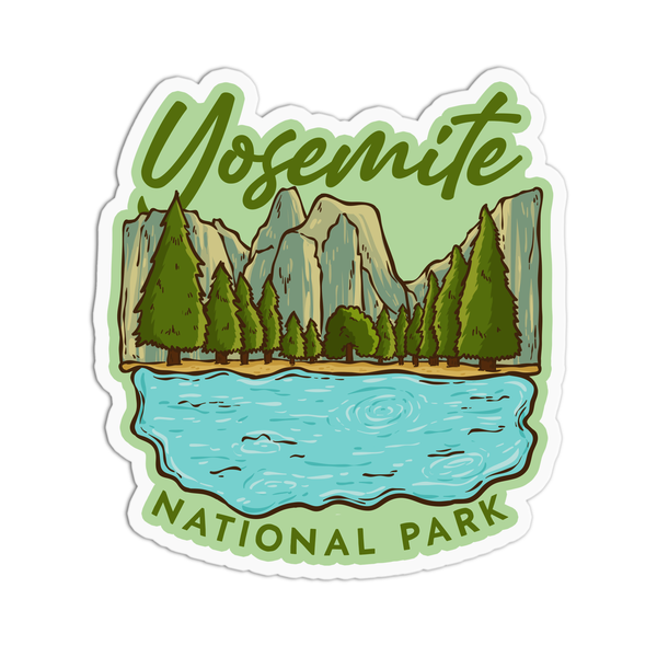 “Yosemite National Park” California Vinyl Waterproof Stickers