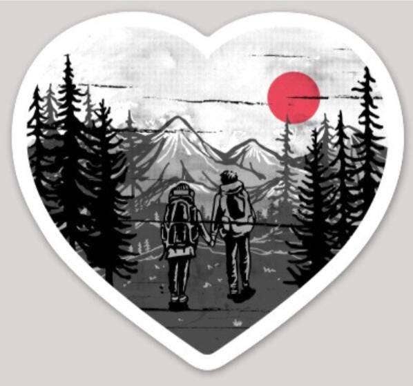 Wandering Heart Sticker