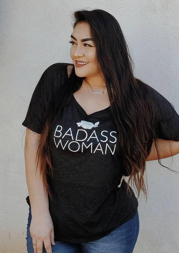 "Badass Woman", Rose - Off the Shoulder