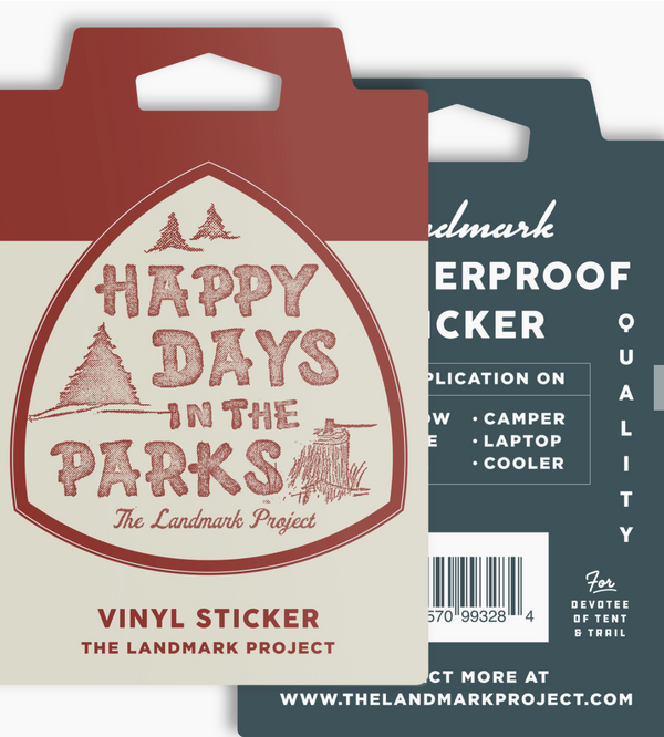“Happy Days In The Parks” Vinyl Sticker