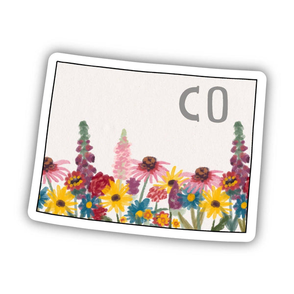 Colorado (Painterly Pattern) Sticker