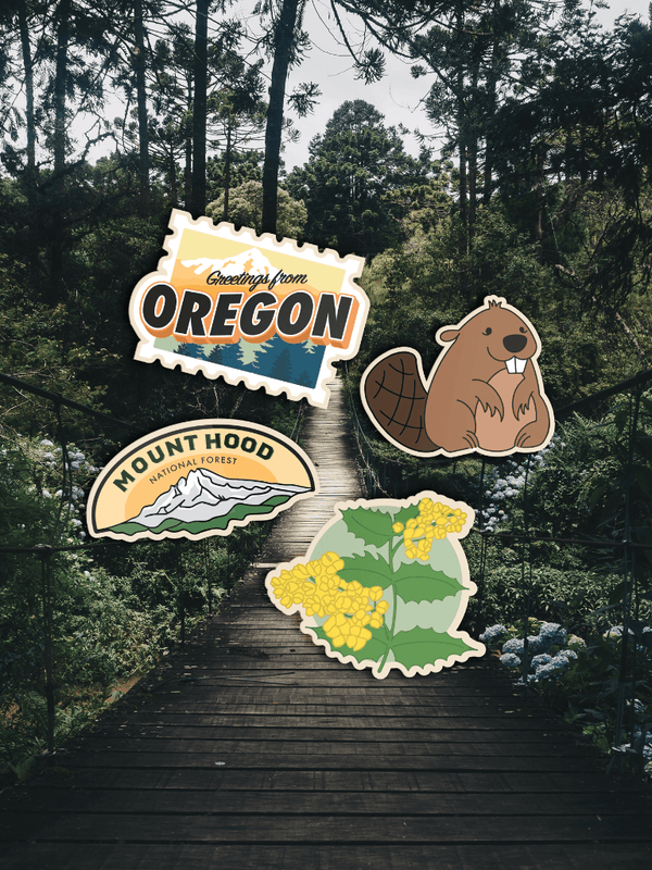 Oregon State Sticker Pack (Pack of 3)