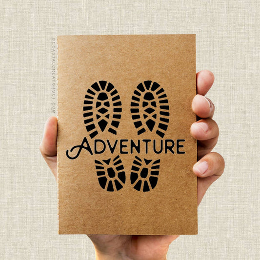 “Adventure” w/ Boots 48 - Page Pocket Journal - Wander Together Outfitters