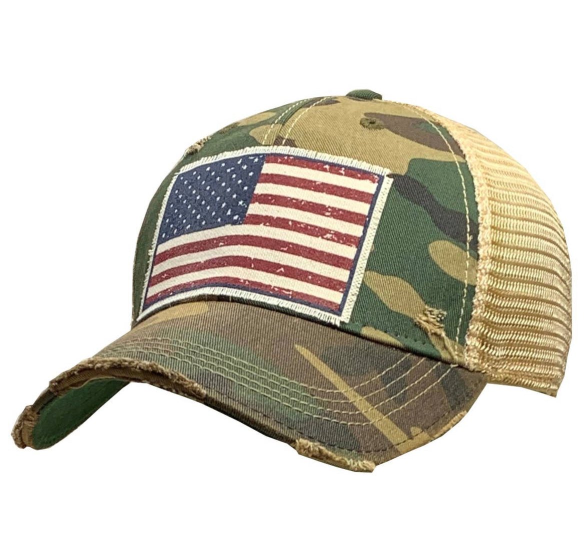 American Lips Unisex Trucker Caps (CLEARANCE) - Wander Together Outfitters