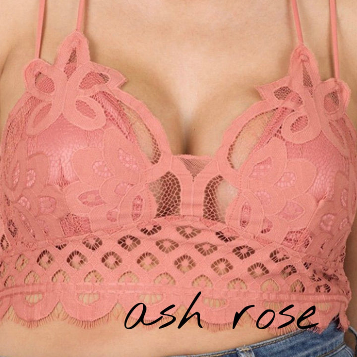 Ash Rose Crochet Bralette