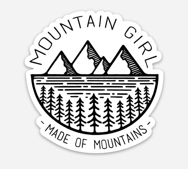 Mountain Girl Sticker
