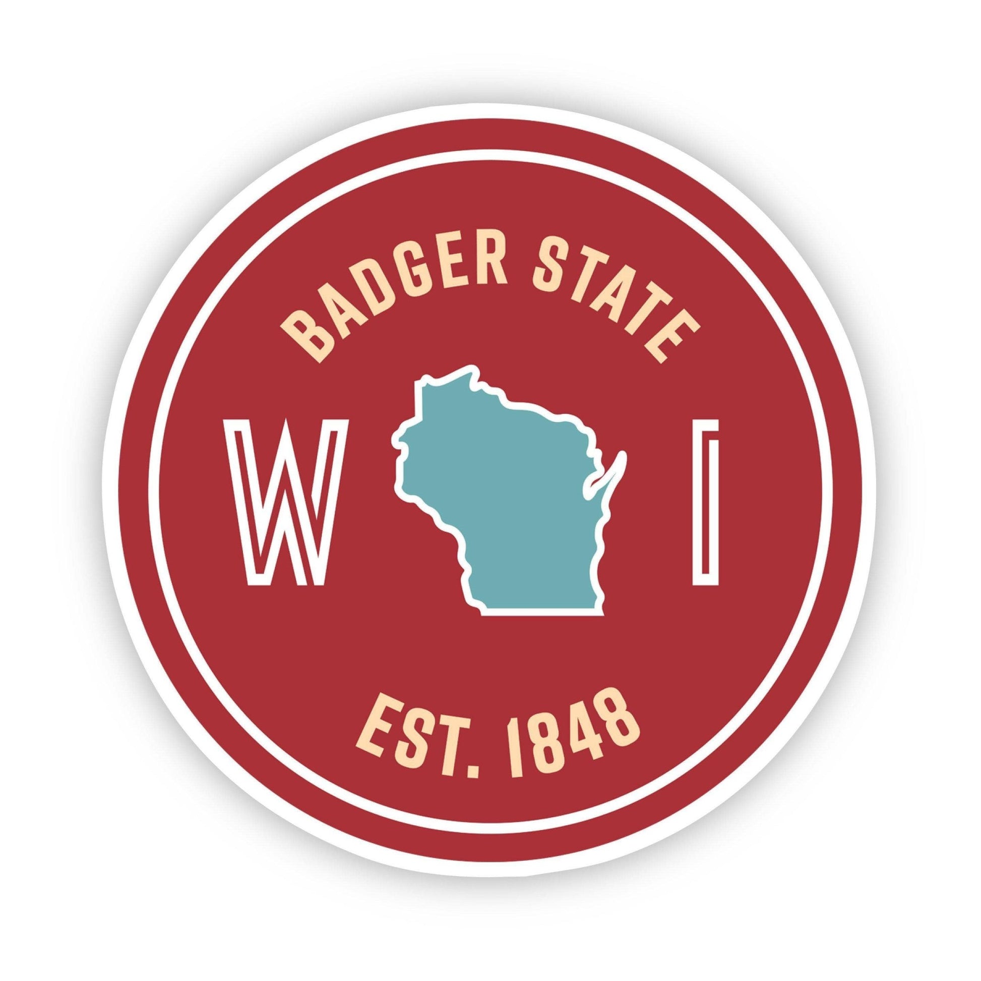 Badger State Wisconsin Sticker - Wander Together Outfitters
