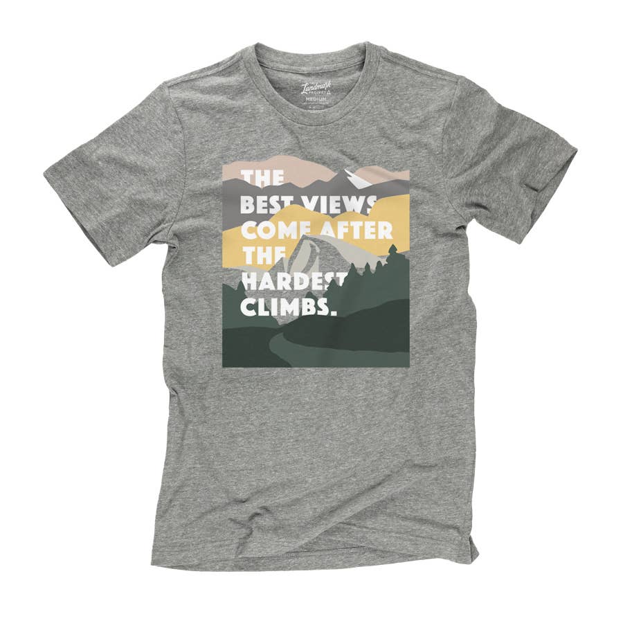 "Best Views Come After The Hardest Climbs" Unisex T-Shirt (CLEARANCE) - Wander Together Outfitters
