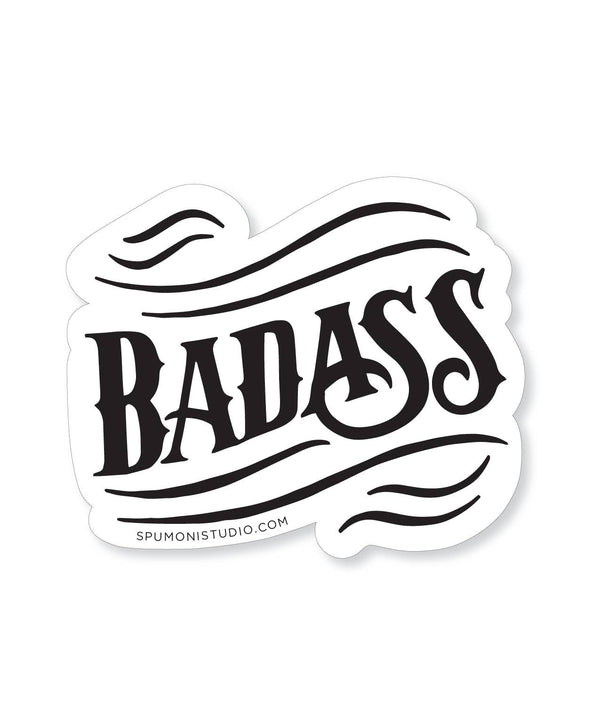 “Badass” Vinyl Sticker Decal