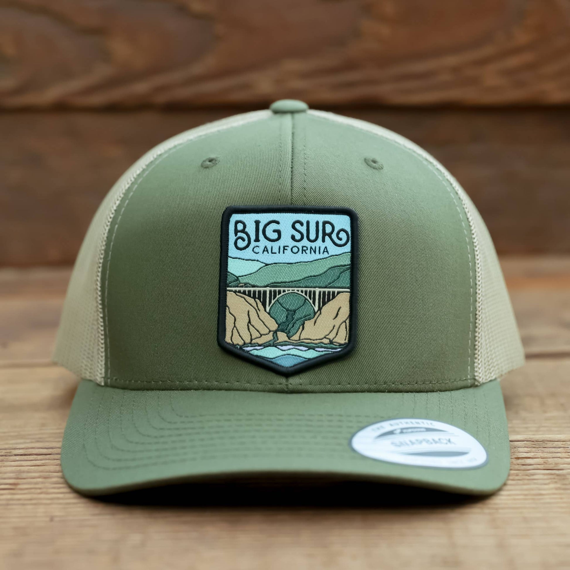 “Big Sur California” Trucker SnapBack Cap - Wander Together Outfitters