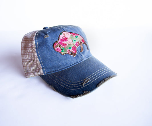 Buffalo Rose Cap (Various Colors) - Wander Together Outfitters