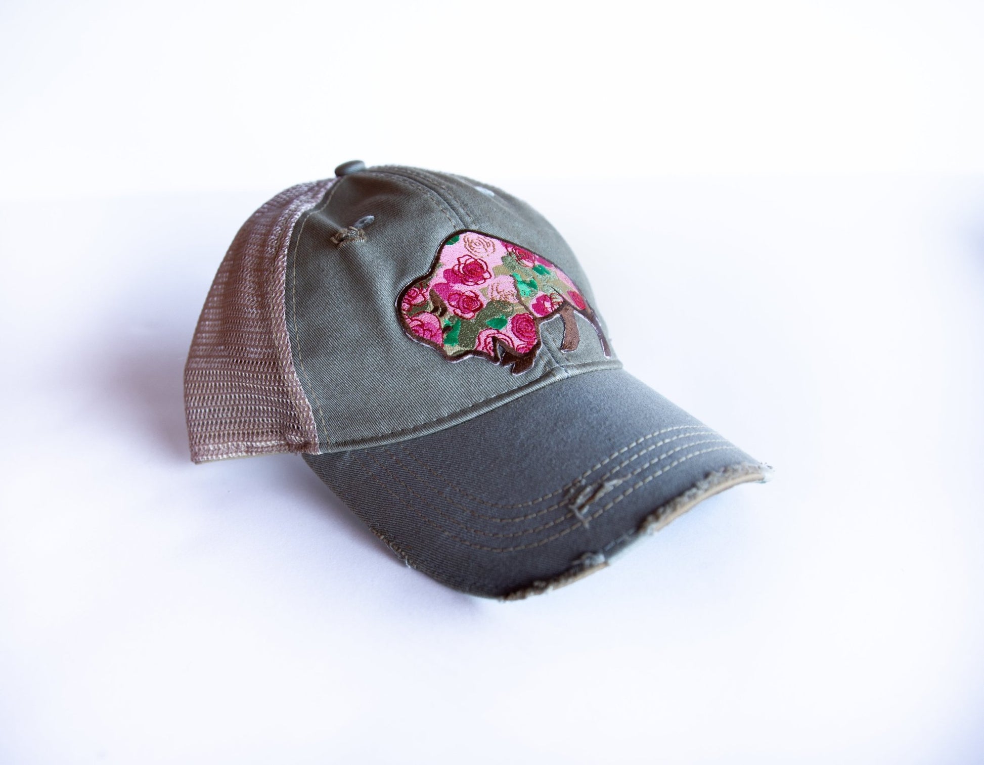 Buffalo Rose Cap (Various Colors) - Wander Together Outfitters