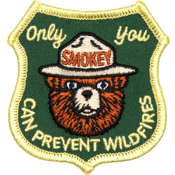 "Only You Can Prevent Wildfires" Smokey Bear Forestry Embroidered Patch