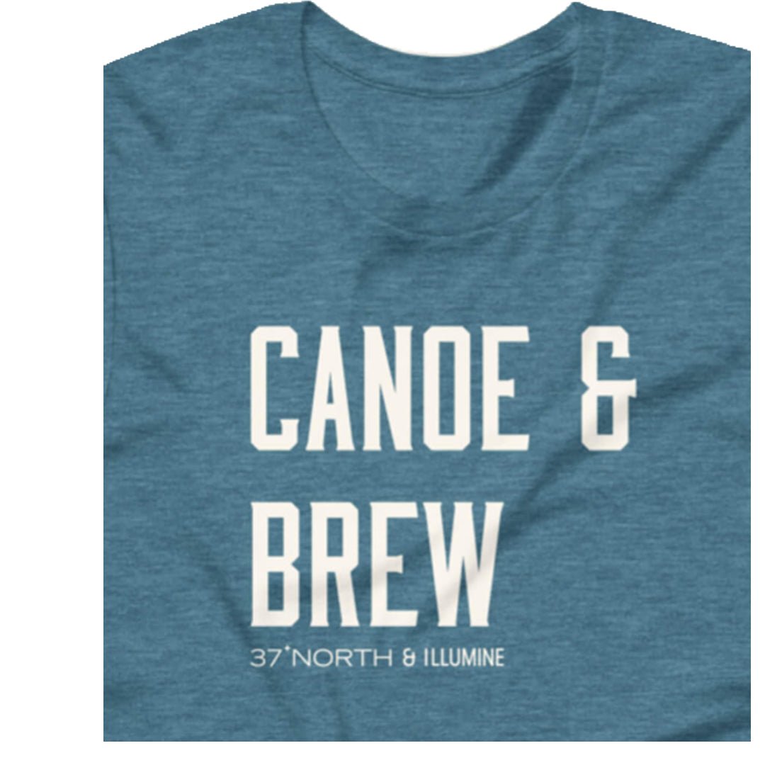"Canoe & Brew" Unisex T Shirt (CLEARANCE) - Wander Together Outfitters