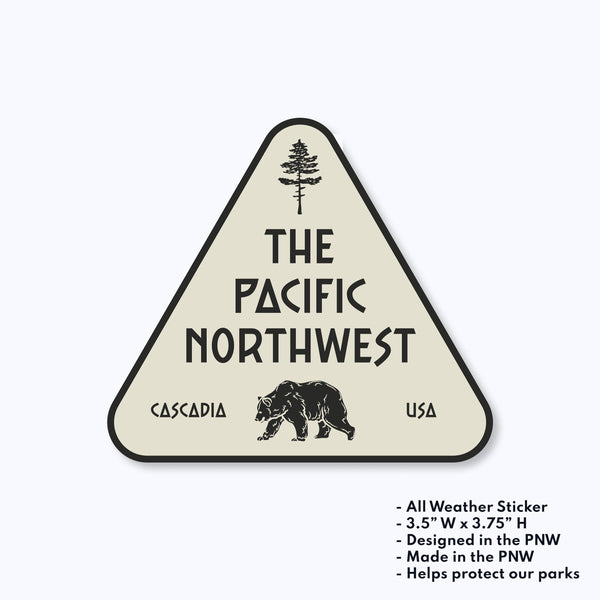 "The Pacific Northwest Cascadia" Sticker