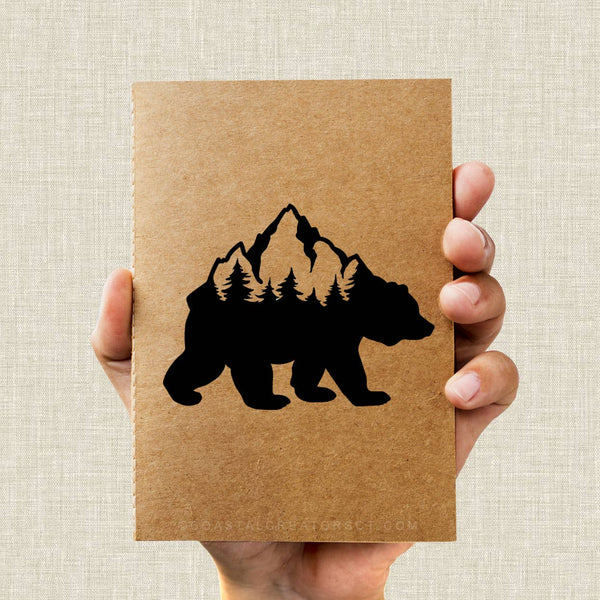 Bear & Mountains 48-page Pocket Journal