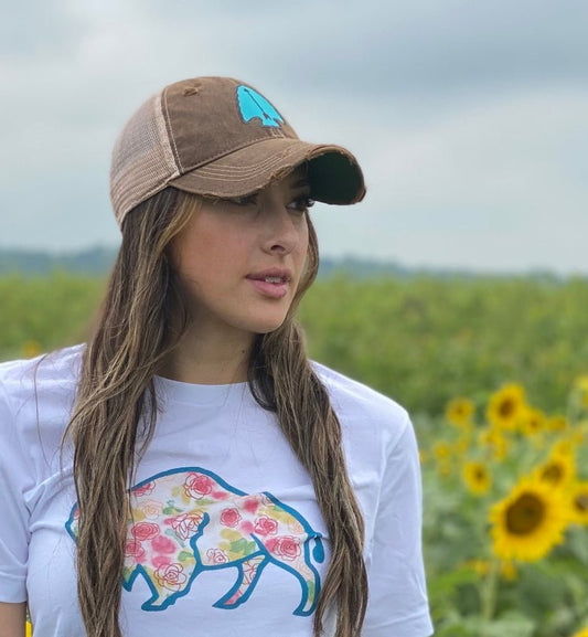 Dakota Arrowhead Distressed Trucker Cap (Choice of Colors) - Wander Together Outfitters