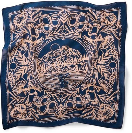 "Deep In Nature" Organic Cotton Bandana (Ojai) - Wander Together Outfitters
