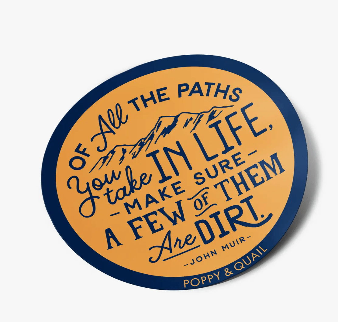 Dirt Paths Vinyl Sticker Decal - Wander Together Outfitters