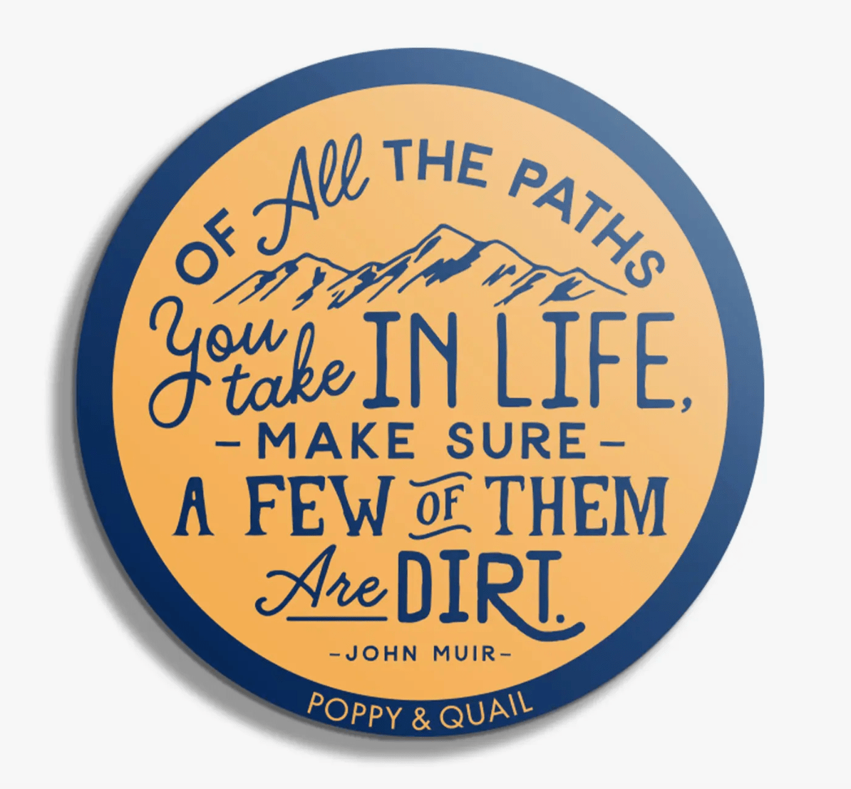 Dirt Paths Vinyl Sticker Decal - Wander Together Outfitters