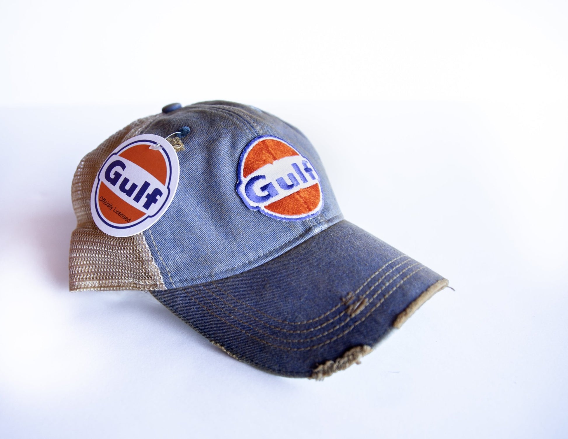 Distressed Gulf Trucker Cap (Choice of Colors) - Wander Together Outfitters