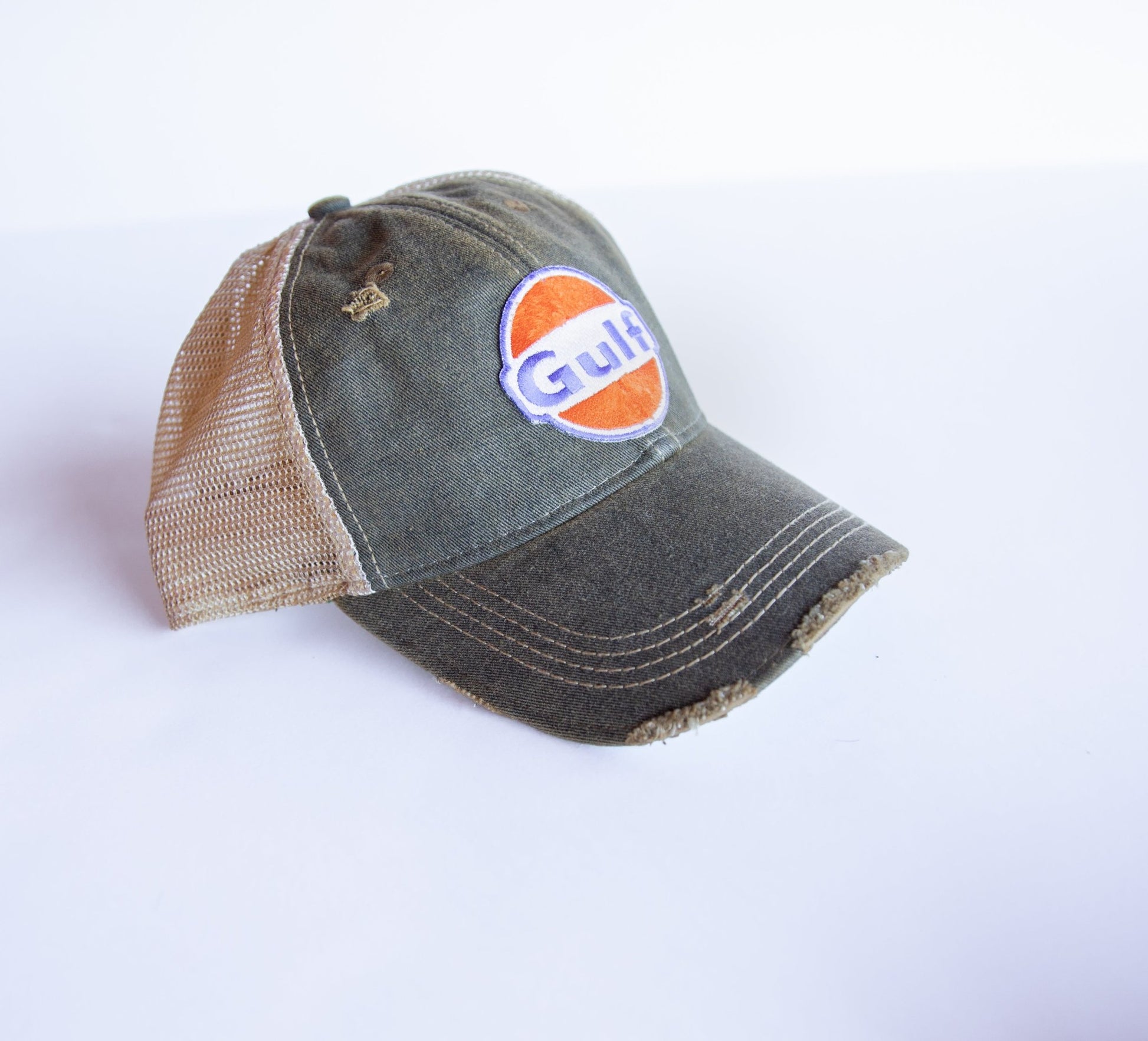 Distressed Gulf Trucker Cap (Choice of Colors) - Wander Together Outfitters