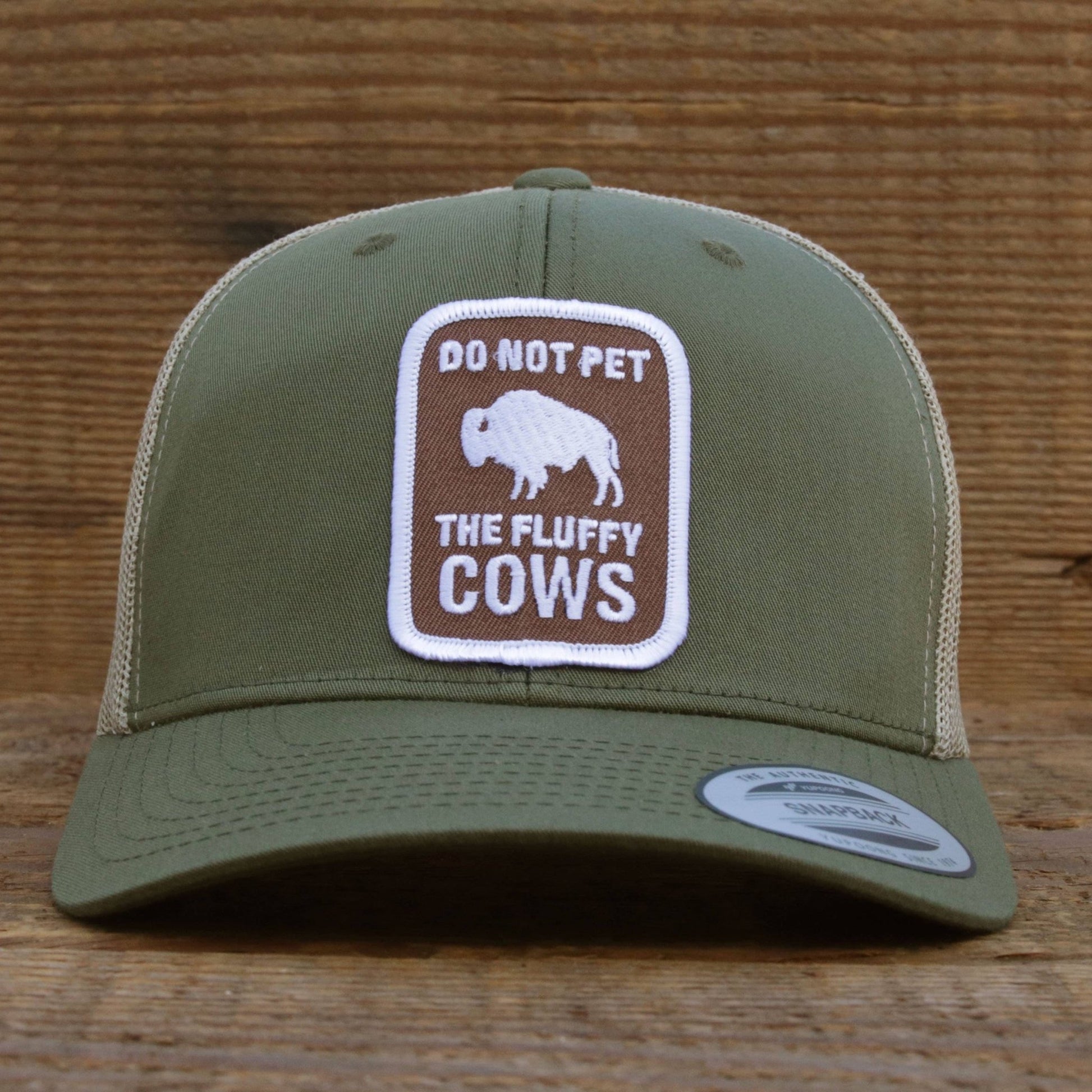 "Do Not Pet The Fluffy Cows" Trucker Cap (Wild Bison) SALE - Wander Together Outfitters